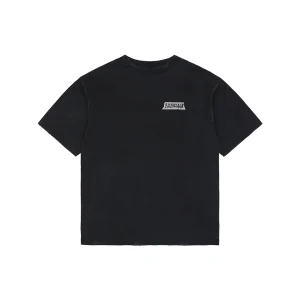 Balenciaga Tape Logo Distressed T-Shirt Front view