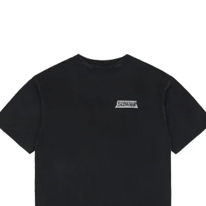 Balenciaga Tape Logo Distressed T-Shirt