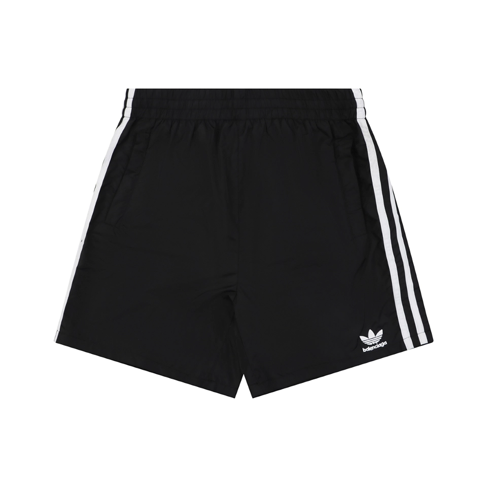 Balenciaga Trefoil Three-Stripe Shorts Front view