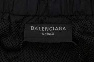 Balenciaga Trefoil Three-Stripe Shorts Brand label