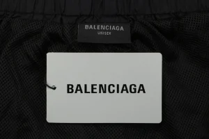 Balenciaga Trefoil Three-Stripe Shorts Brand label