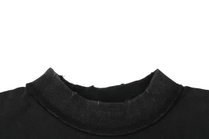 Balenciaga Vintage Embroidered Logo T-Shirt Collar