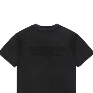 Balenciaga Vintage Embroidered Logo T-Shirt
