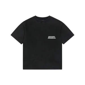 Balenciaga Vintage Tape Logo Graphic T-Shirt Front view