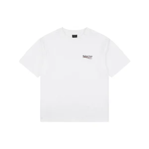 Balenciaga Vintage Wave Logo Oversized T-Shirt Front view