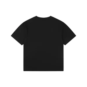 Burberry Circle Check Knight Embroidered T-Shirt Black Back view