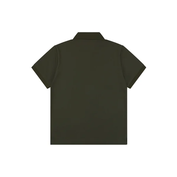 Burberry Equestrian Knight Embroidered Polo T-Shirt Green back view