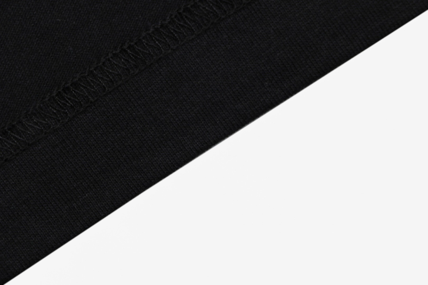 Burberry Vintage Check Rib Collar T-Shirt Black