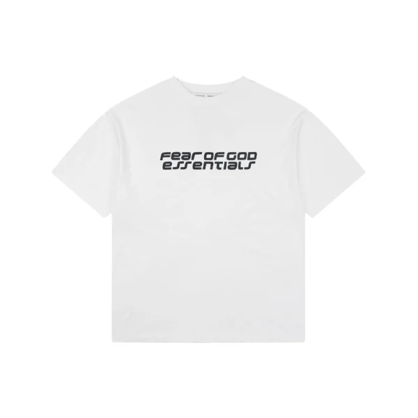 Fear of God Essentials Double-Line Logo T-Shirt White Front view