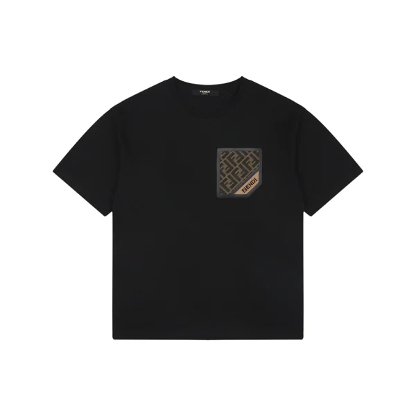 Fendi FF Faux Pocket Graphic T-Shirt Front view