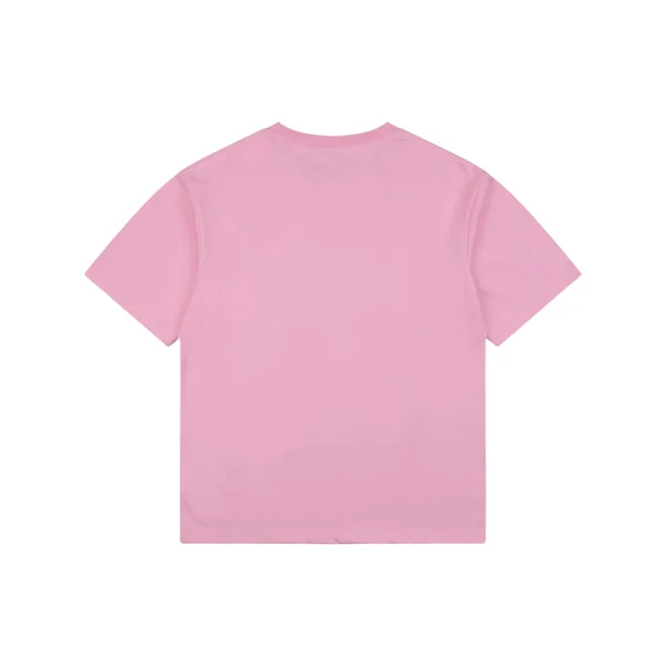 Loewe Anagram Cat Embroidered T-Shirt Pink Back view