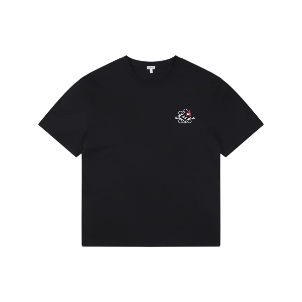Loewe Cat Eye Embroidered T-Shirt Front view