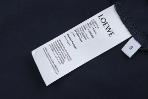 Loewe Floral Anagram Embroidered T-Shirt Wash label