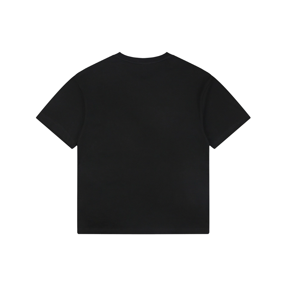 Loewe Script Logo Embroidered T-Shirt Black Back view