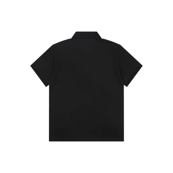 Moncler Crest Patch Polo T-Shirt Back view