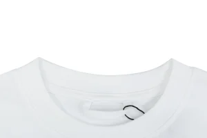 Moncler Geometric Logo Print T-Shirt Collar