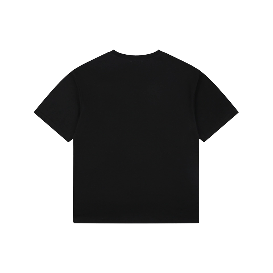 Moncler Interwoven Rooster “M” Logo T-Shirt Black back view