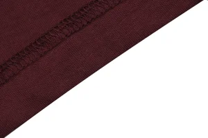 Moncler Striped Collar Embroidered Logo T-Shirt Red