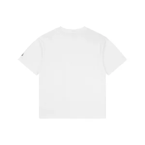 Moncler x Palm Angels Racing Logo Printed T-Shirt White Back view