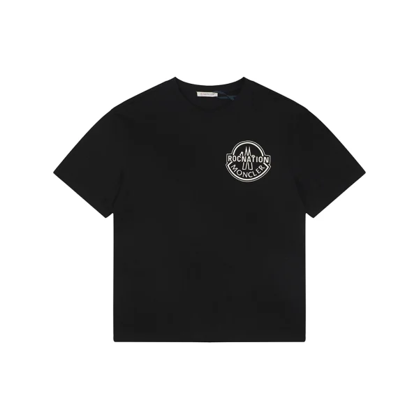 Moncler x Roc Nation Logo Print T-Shirt Front view