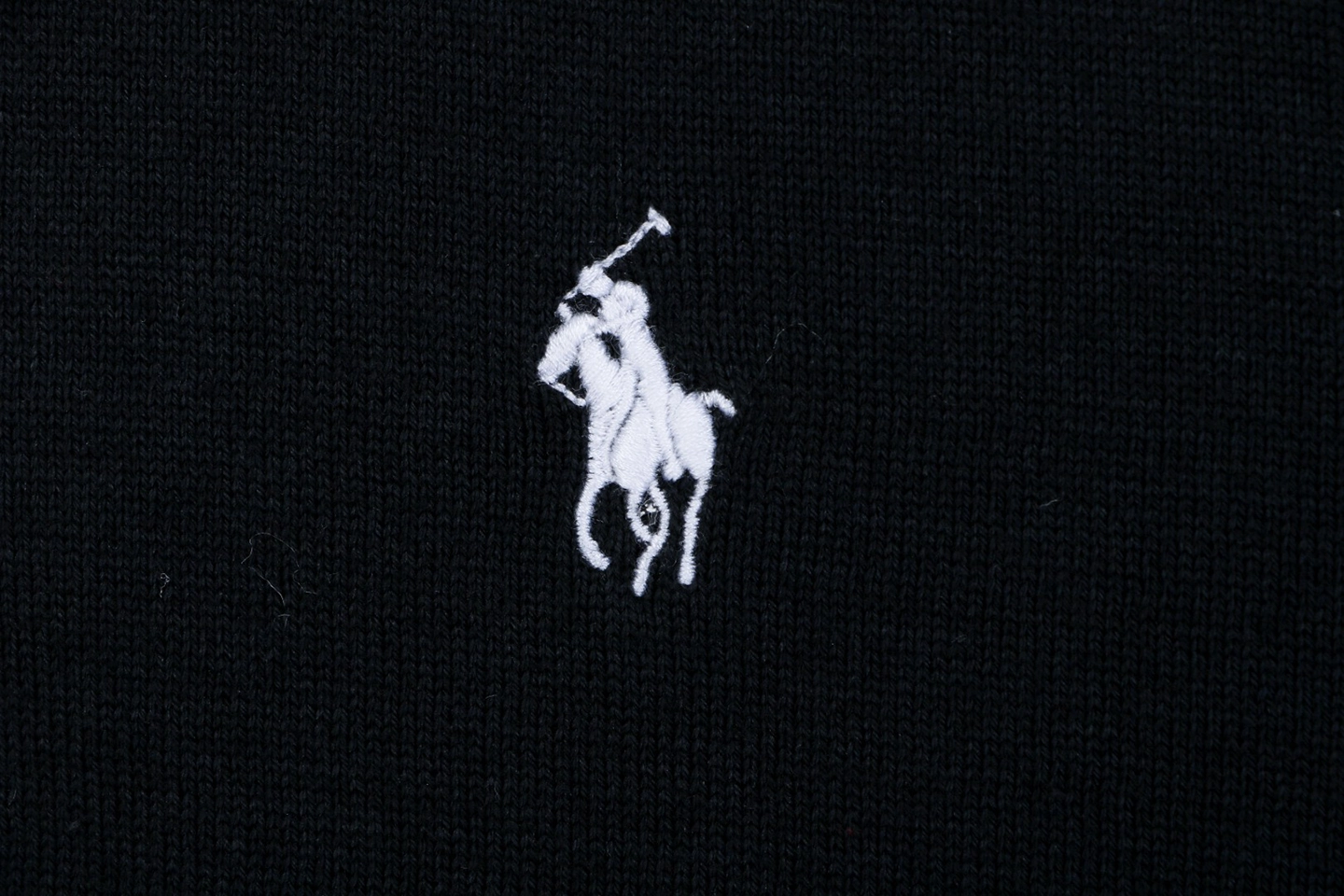 Ralph Lauren Long-Staple Cotton Knit Polo T-Shirt Navy Brand