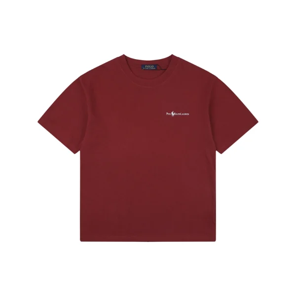 Ralph Lauren Pony Logo Embroidered T-Shirt Red Front view