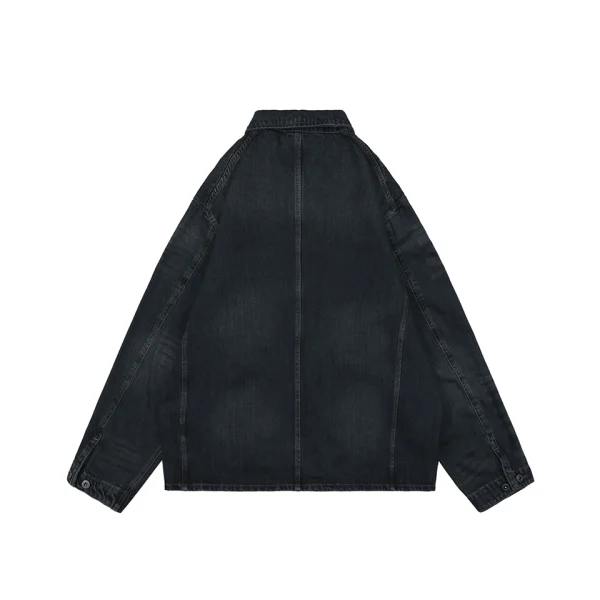 Ralph Lauren RRL-Inspired Vintage Denim Jacket Back view