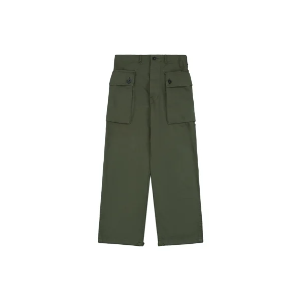Ralph Lauren Vintage Military Cargo Pants Green Front view