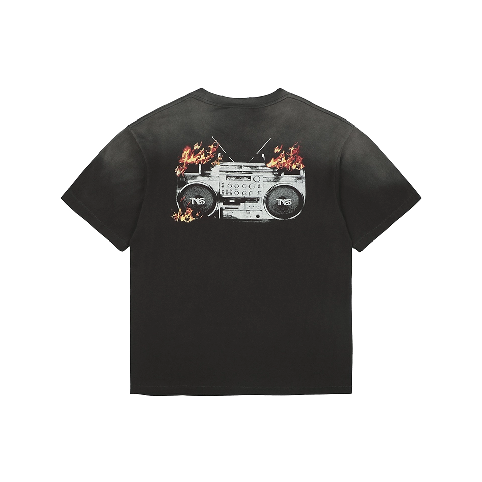 Saint Michael × Nas Flame Cassette Graphic T-Shirt