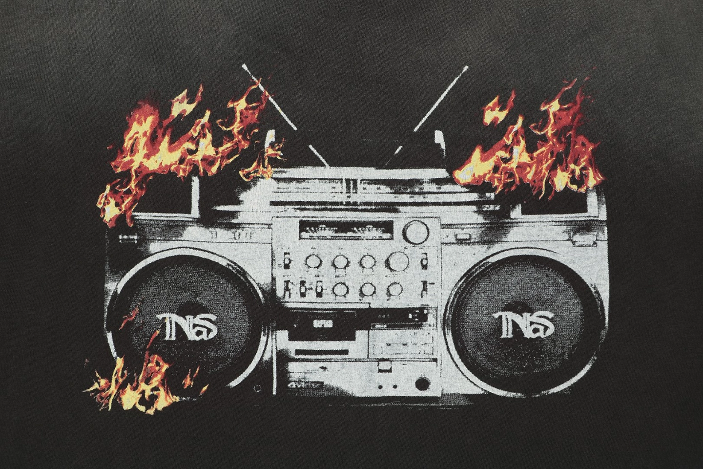 Saint Michael × Nas Flame Cassette Graphic T-Shirt