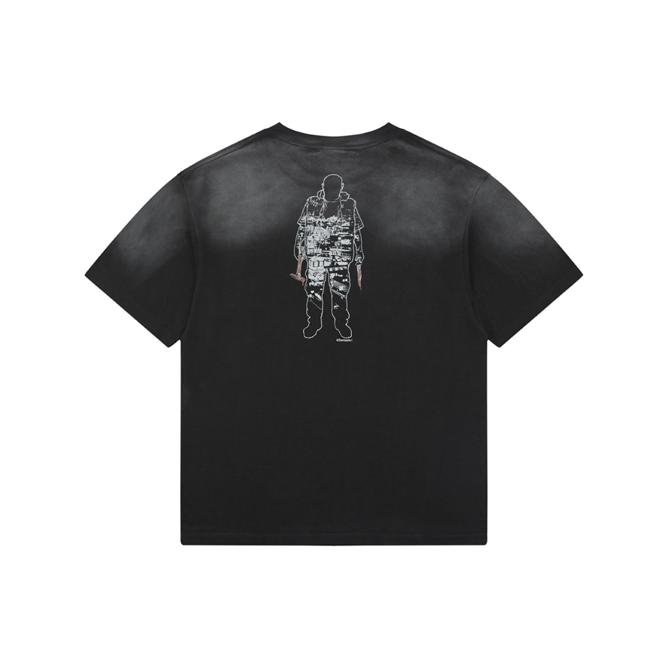 Saint Michael × Santastic! × GEEKS RULE Vintage Anime Graphic T-Shirt