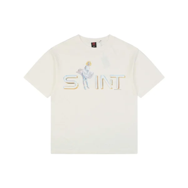 Saint Michael Cyber Marilyn Graphic T-Shirt Front view