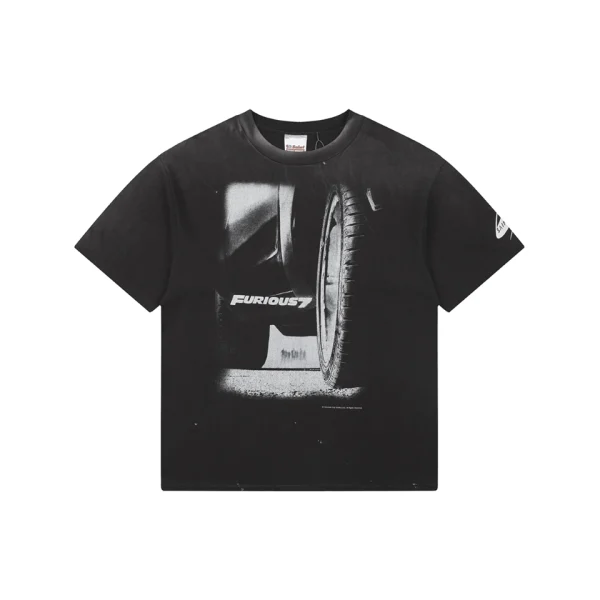 Saint Michael × Fast & Furious Vintage Graphic T-Shirt Front view