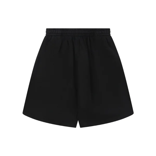 We11done Distressed Gothic Logo Shorts Back view