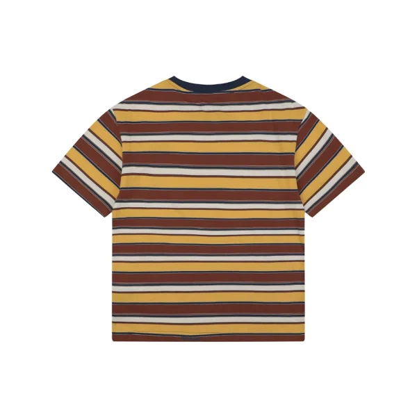 We11done Vintage Stripe Embroidered Heavyweight T-Shirt Back view
