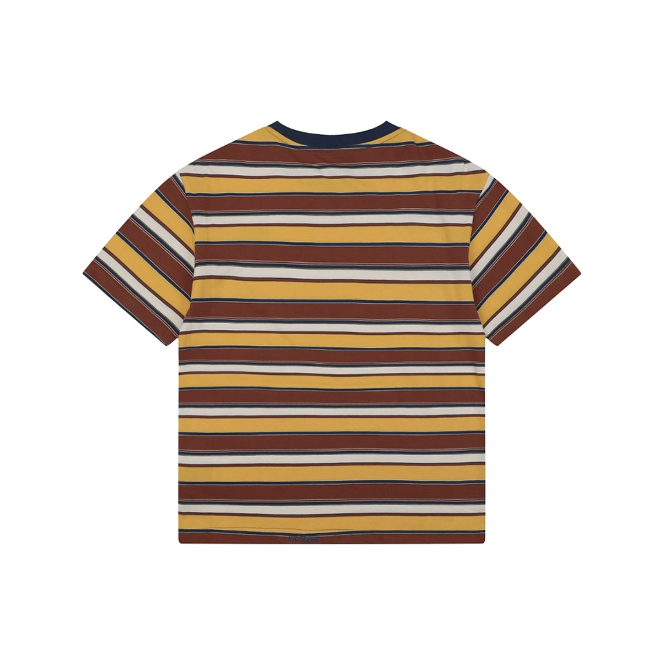 We11done Vintage Stripe Embroidered Heavyweight T-Shirt Back view