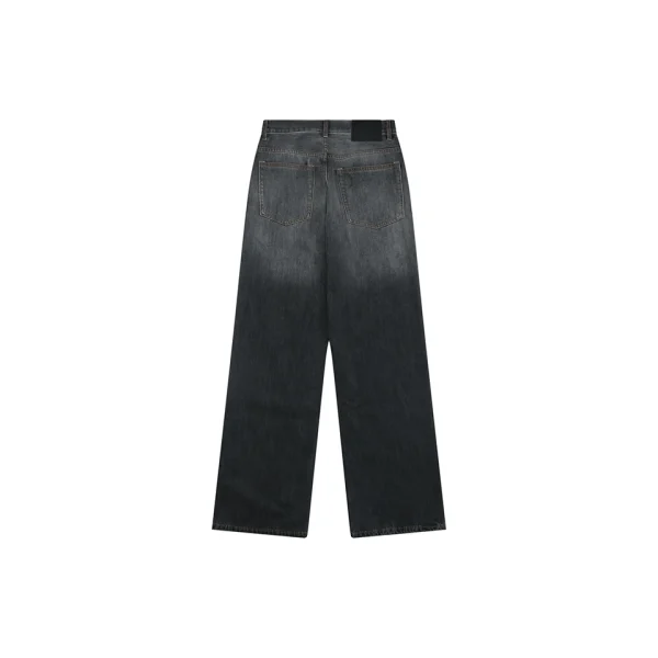 Acne Studios Paint Splatter Washed Wide-Leg Jeans Back view