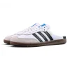 Samba Mule 'White Black Gum'