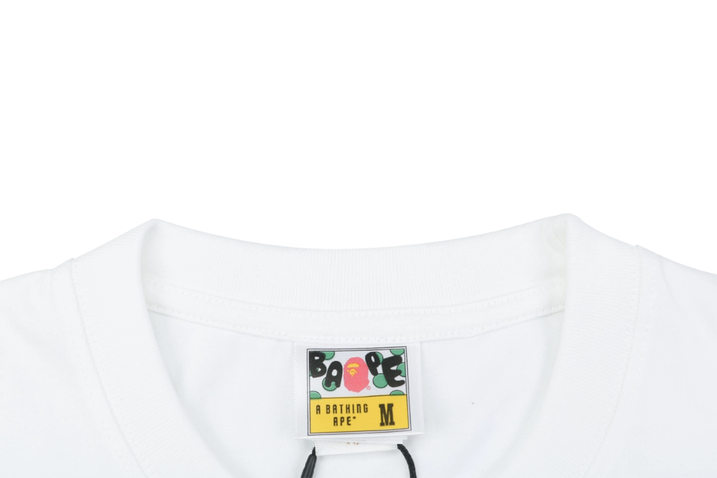 BAPE × Pagani BABY MILO Graphic T-Shirt White Collar