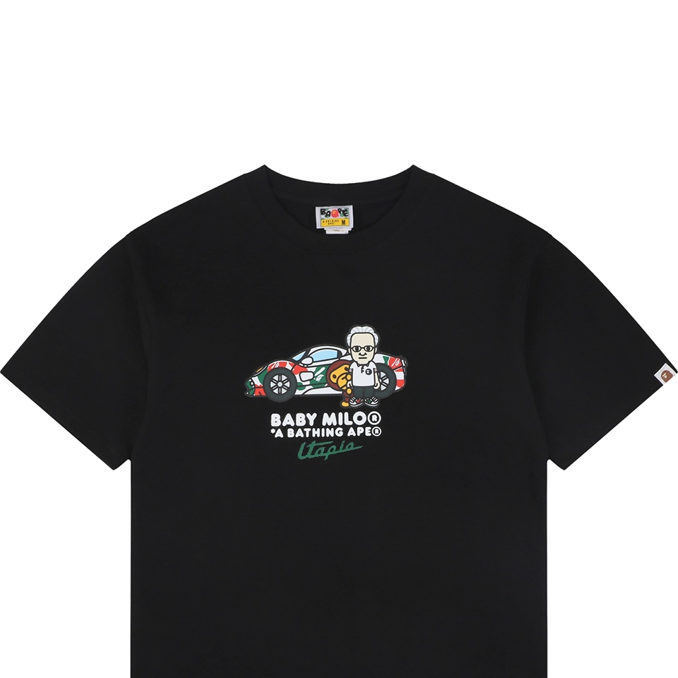 BAPE × Pagani BABY MILO Graphic T-Shirt Black
