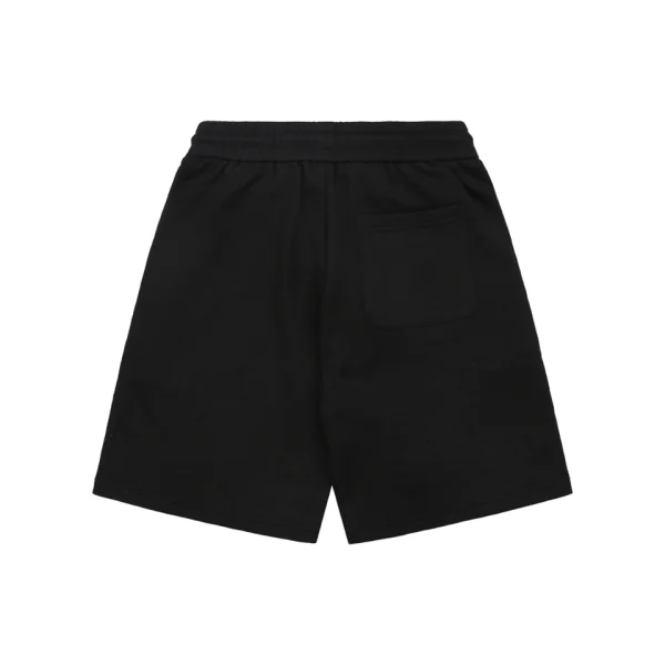 Balenciaga Hem Logo Embroidered Sweat Shorts Back view