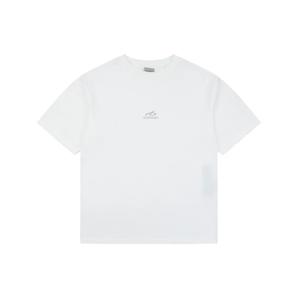 Balenciaga Reflective Ring Logo T-Shirt Front view