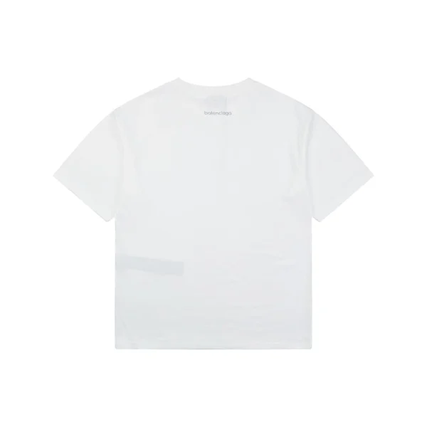 Balenciaga Reflective Ring Logo T-Shirt Back view