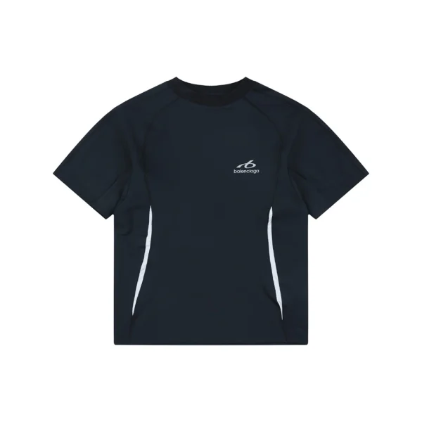 Balenciaga Reflective Side Panel Performance T-Shirt Front view