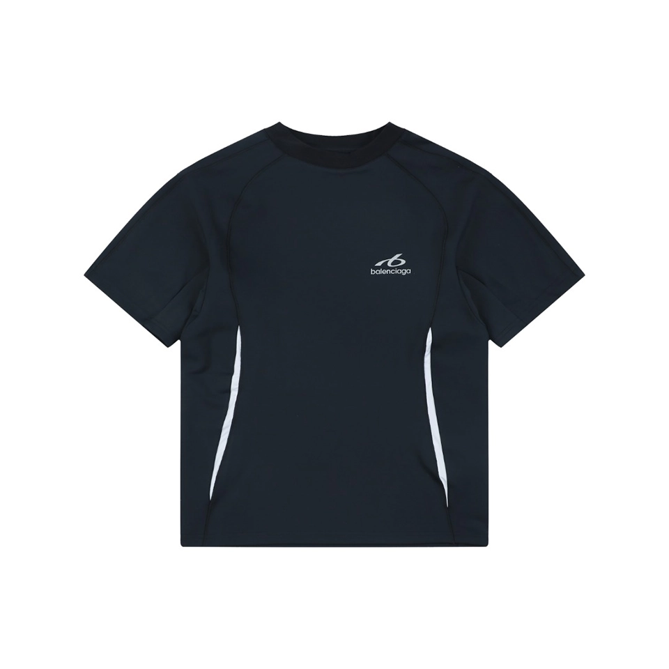 Balenciaga Reflective Side Panel Performance T-Shirt Front view