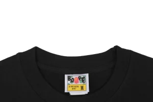 Bape Baby Milo Osaka Graphic T-Shirt Black Collar