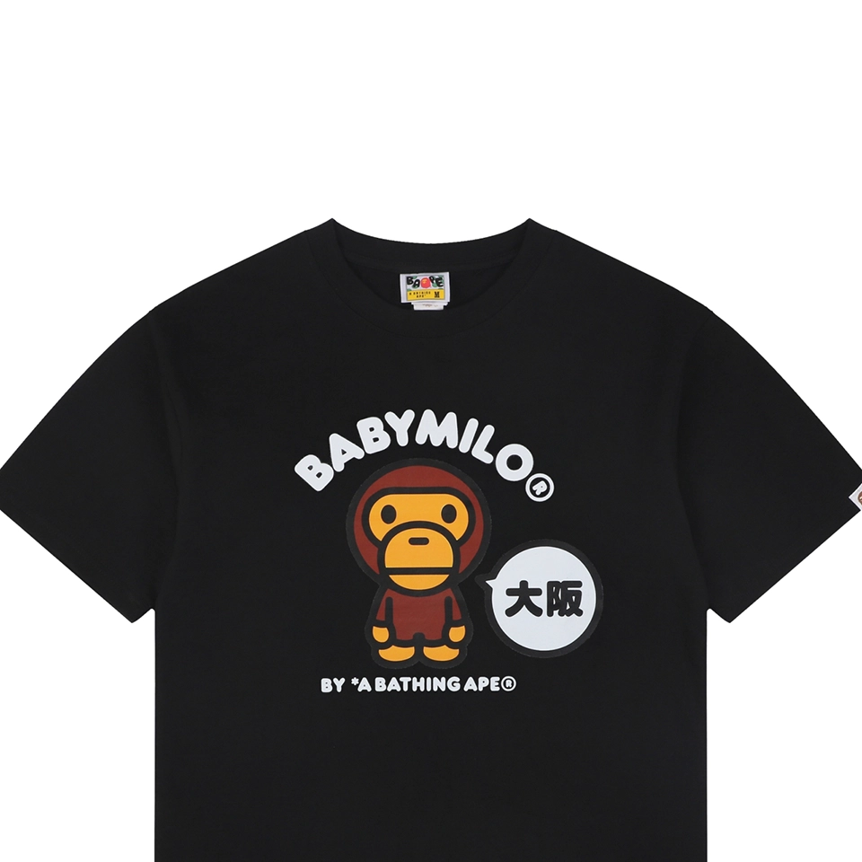 Bape Baby Milo Osaka Graphic T-Shirt Black