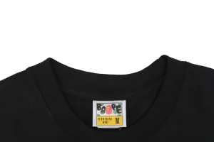 Bape Blue Camo Baby Milo Graphic T-Shirt Black Collar