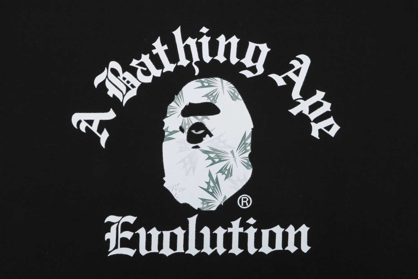 Bape Butterfly Ape Head Graphic T-Shirt Front Print