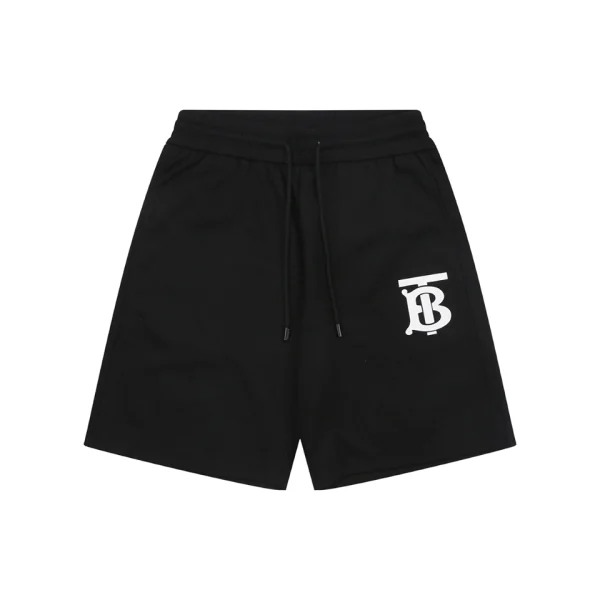 Burberry BT Monogram Silicone Logo Sweat Shorts Front view